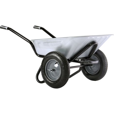 Haemmerlin – Brouette de jardin 100L – Charge maximale 150 kg – Roues gonflées 380 mm – Châssis indéformable CP2i – 308204101 (1/6)