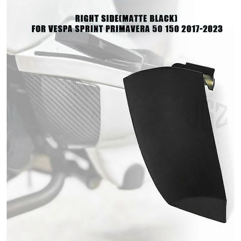 Heckspoiler-Abdeckung aus ABS-Carbon für VESPA SPRINT PRIMAVERA 50/150 (2017–2022) – 1 Stück, rechts, mattschwarz