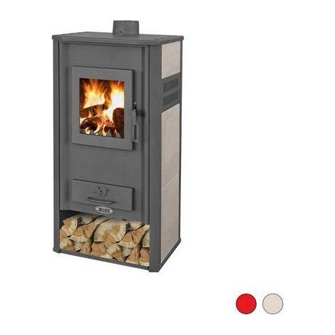 STUFA A LEGNA GINEVRA HYDRO 20-22 KW Misura: Rossa
