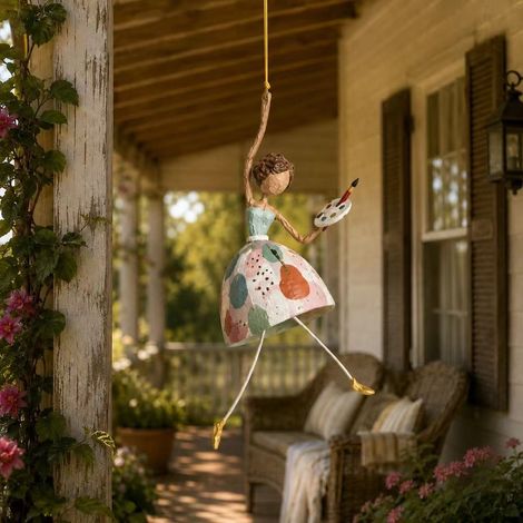 Fun New Whimsical Dancing Lady Hanging Ornaments - Dancing Lady Hanging Ornaments - C -