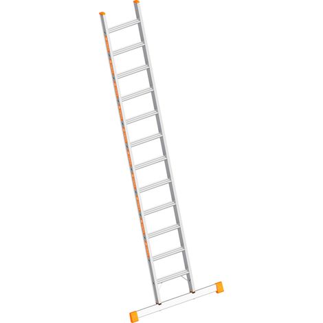 Layher Topic 1042 Stufenanlegeleiter mit Quertraverse 12 Stufen (1/4)