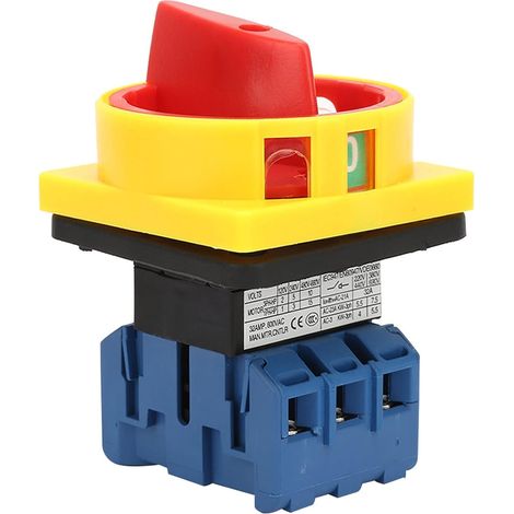 4 Pole On/Off Switch, 25A/32A, Automatic Charging Switch, 3 Pole, 2 Position, On/Off Switch (1/5)