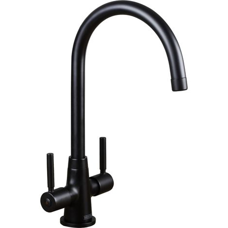 Bristan MZ SNK EF BLK Monza Easyfit Kitchen Mono Sink Mixer Tap Black (1/5)