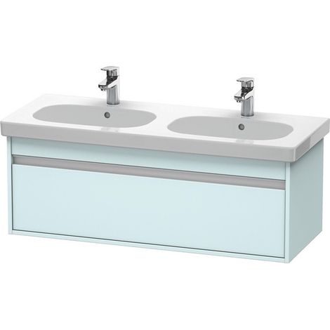 Meuble sous-vasque KETHO 455x1150x410mm Bleu clair mat