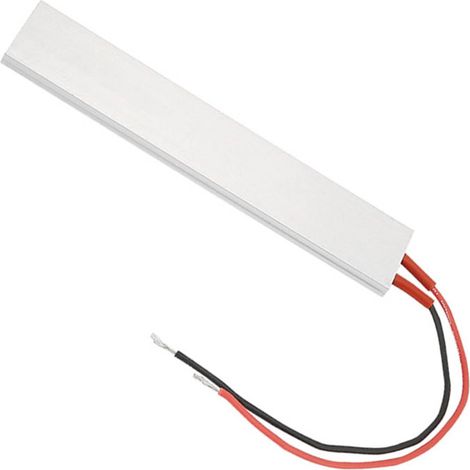 Plaque chauffante thermostatique avec élément chauffant PTC et boîtier en aluminium de 150 x 28,5 mm (12 V/70 °C) (1/5)