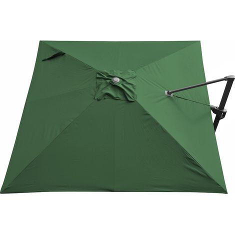 PROLOISIRS Toile Parasol Mat Déporté NH Tilt 3x3/8 Polyester 210gr SD - Amande
