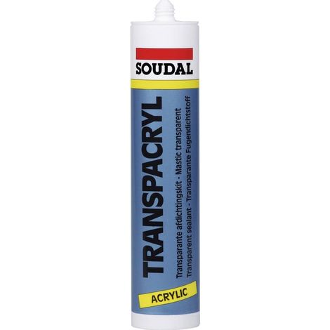 Soudal ACRYRUB Acrilico Colore Trasparente 9200 310 ml