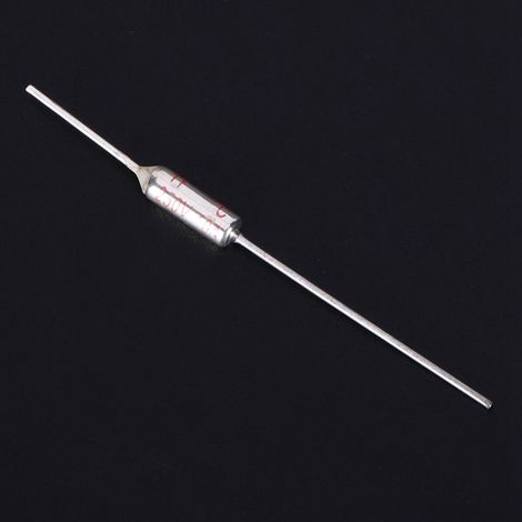 10 Stück Thermosicherungen, Abschaltspannung 250 V AC, 10 A, Metallgehäuse, TF 72, 172 °C bis 250 °C
