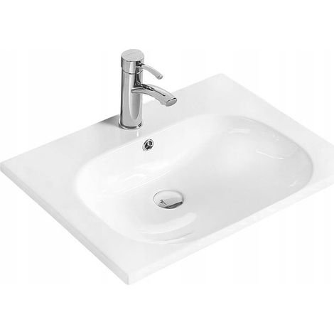 Mexen Erika lavabo incassato 60 x 47 cm, bianco - 25526000 (1/2)