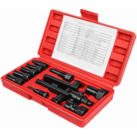 Jeffergarden Extracteur de roulement de moto en métal utilitaire, outil de réparation manuel, kit d'extraction d'outils de démontage avec boîte (1/5)