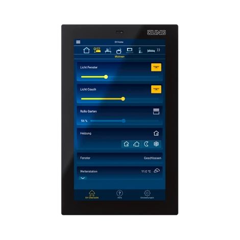Jung Smart Control 5, 127 mm / 5″, nero SC 5 SW