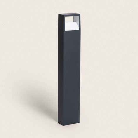 Balise LED 9W Extérieure Aluminium en Saillie sur Pied 80cm Sheffield Anthracite (1/5)
