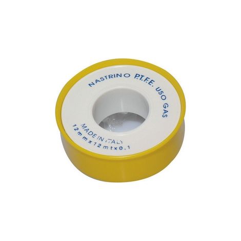 NASTRO PTFE TEFLON PROFESSIONALE MT. 12 GAS- mm. 12- DH- pezzi 1