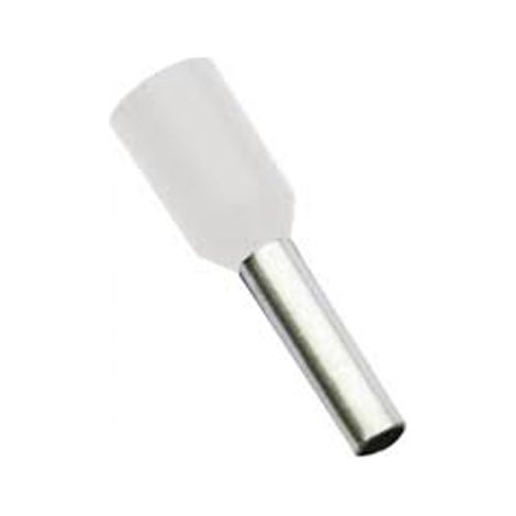 Embout de câblage pour fil souple de 0,5mm² à 95mm² - Section / Couleur - Embout Blanc - 0,5mm² - Sachet de 100