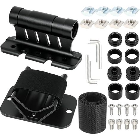 Support de fourche de vélo avec support de roue arrière, support de fourche de vélo en alliage d'aluminium pour diamètre de 5/12/15 x 100 mm, 15 x 110 mm, pour voiture, camion (1/5)