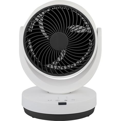Ventilador de sobremesa Loira motor AC 35W blanco negro (1/4)