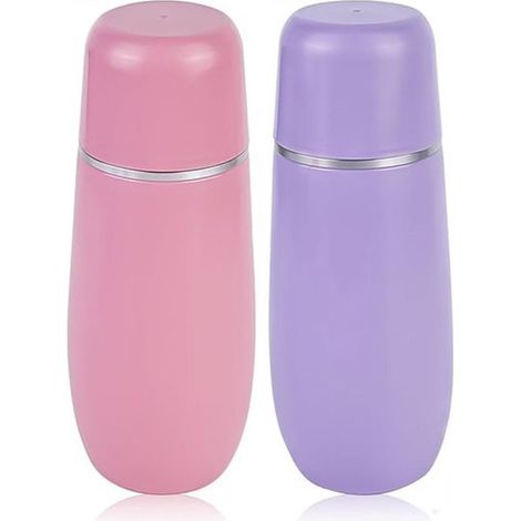 Botella Peri - 2 bidés portátiles - Ducha vaginal - Perineo - Embarazada - 400 ml - Rosa/Morado (1/5)