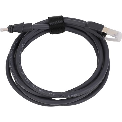 Câble Ethernet plat adapté aux plats hautes performances, 2M, 6,6 pieds, 26awg, 1200mbps, étanche, Standard RJ45