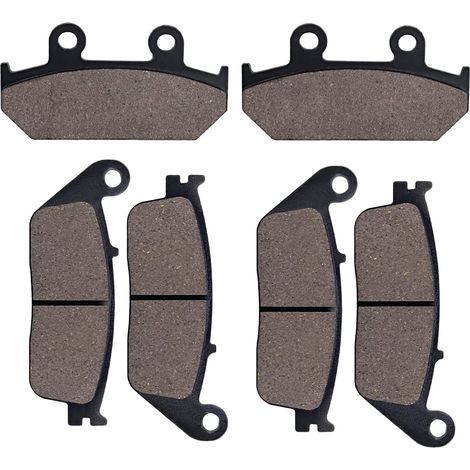 Bremsbeläge Vorne und Hinten für Suzuki AN 650 Burgman 2004-2012, 2013-2018 Halbmetallisch, Front und Rear, Bremsklotz