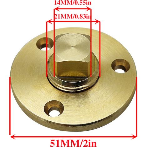 Copper water plugs, threaded plugs, screws, flanges, sealing plugs, ship and boat accessories. (ISURE)
