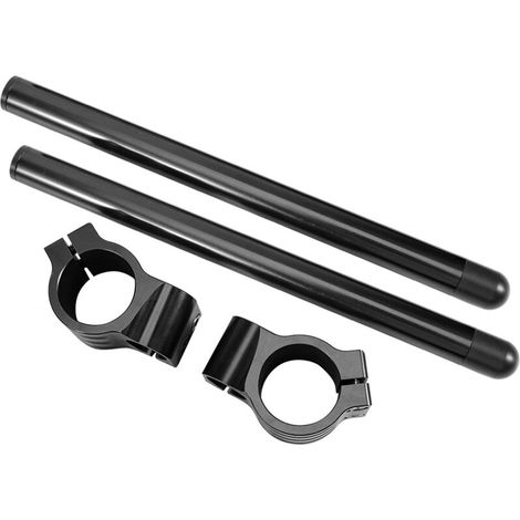 Guidon CNC séparé 38mm noir pour moto - Modification universelle - Barre en aluminium (1/5)