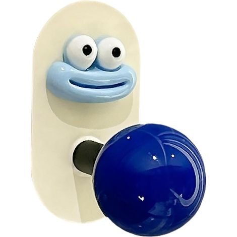 Salle De Bain Support Mural Amovible Rangement Dessin Animé Crochet Porte-Peignoir Suspendu pour cuisine, douche, chambre et toilettes (1/5)