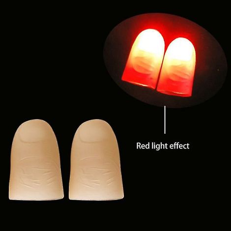 Magisches Spielzeug mit leuchtenden Daumen, leuchtende Daumen, blinkende LED, magischer Effekt. (1/5)