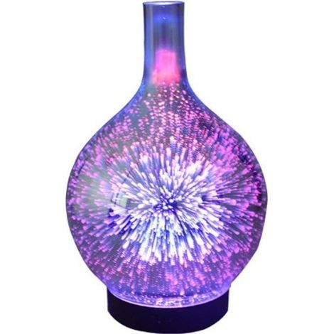 (multi)3D Diffuseur d'Huiles Essentielles Humidificateur Ultrasonique Diffuseur Aromathérapie ED d'aromathérapie Electrique (1/4)