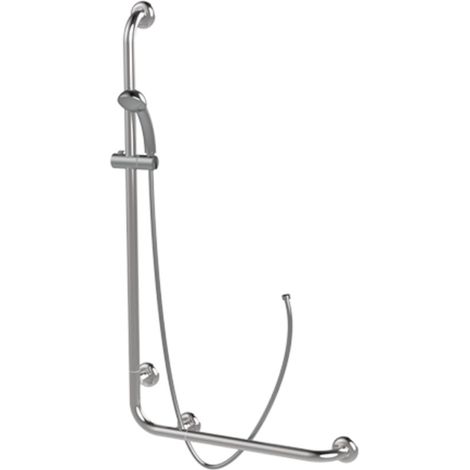 Goman maniglia angolare e laterale inox lucido (1/3)