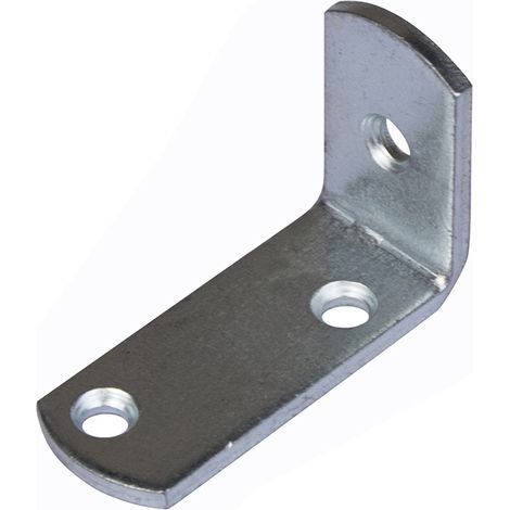 Squadretta reggipiani zincata 25 x 35 x 15 spessore 2 mm. - 4 pz.