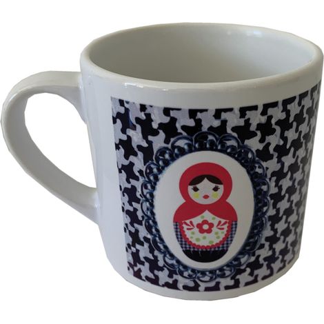 Tasse expresso en céramique Poupée russe (1/2)