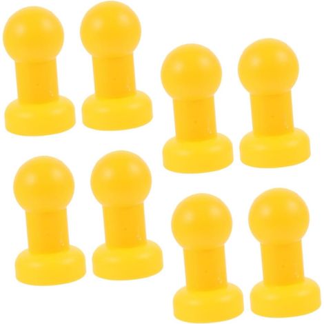 BEBUSINGOTO tapas de espuma para trampolines, protectores de postes, fundas para cañas de pescar y accesorios de seguridad. Plástico acolchado pequeño, amarillo. (1/5)
