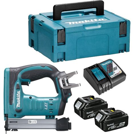 Agrafeuse 18V LXT Li-Ion (2x4,0 Ah) en MAKPAC - MAKITA DST221RMJ (1/3)