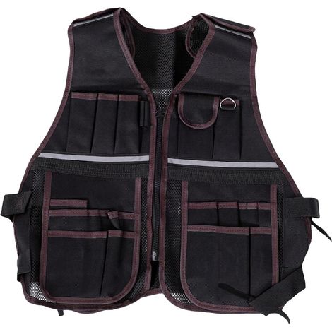 Electrician's Tool Vest, Oxford Reflective Strips (1/5)