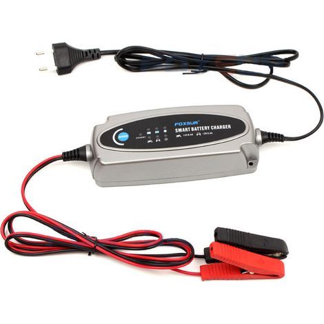 Batterie 12V 3.6A Chargeur de batterie de voiture et de moto à 5 étages (1/4)