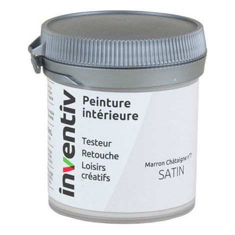 Testeur Peinture Intérieure Satin Marron Châtaigne 7 - INVENTIV