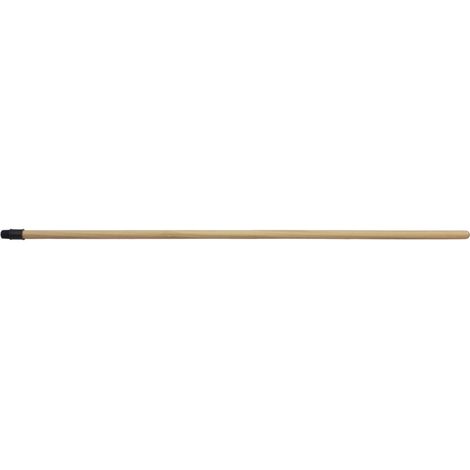 Manche de balai à vis 120 cm D24 eucalyptus – Pas de vis conique pour fixation stable – Outil pour nettoyage professionnel – ASM