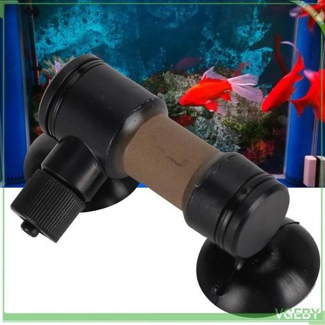 Fafeicy Atomiseur CO2 1x Aquarium CO2 Atomizer Précis En Céramique Noir Pour Réservoirs à Poissons animalerie aquarium Grand (1/5)