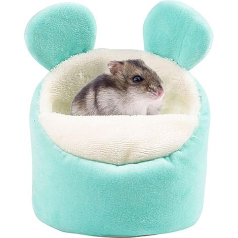 Lit pour animaux de compagnie Lit de hamster chaud d'hiver (vert)-Fei Yu