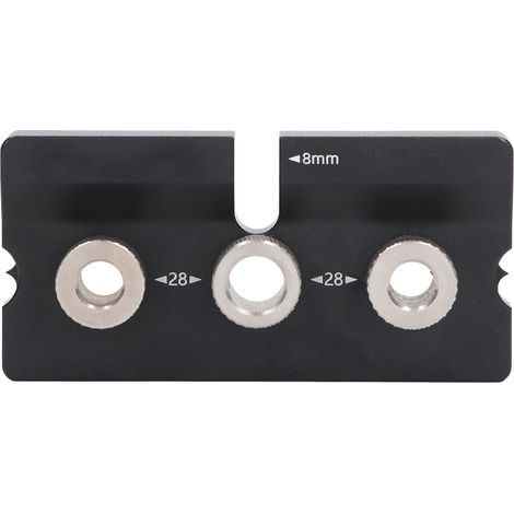 Gabarit de perçage pour chevilles en bois, Guide de perçage 2 en 1, localisateur de poinçon 8mm 10mm, outil de menuiserie (1/5)
