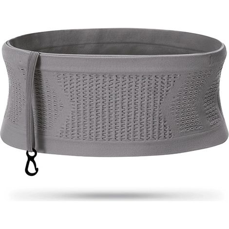 Sac de course multifonctionnel, fabriqué en matière tricotée respirante, léger et pratique, dans lequel vous pouvez ranger en toute sécurité votre téléphone, vos clés et vos cartes (gris, XL 37,513cm) (1/5)