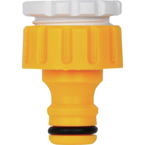HOZELOCK 2184A6002 RACCORD POUR ROBINET FILETÉ EXTÉRIEUR DIAMÈTRE 20/27/15/21 JAUNE/GRIS 16 X 10 X 20 CM