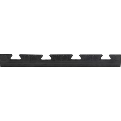 Scivolo femmina per piastrella in pvc - Nero