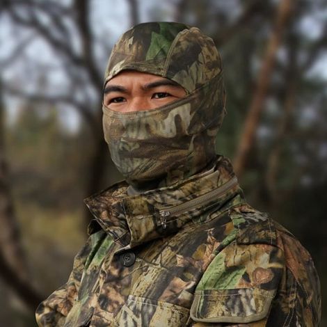 Couleur 1 Cagoule de camouflage tactique, masque de visage complet à motif militaire, convient pour différents sports tel que la c (1/4)