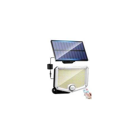 Lampe de sécurité extérieure solaire avec détecteur de mouvement, lampe de jardin extérieure solaire, (1/5)