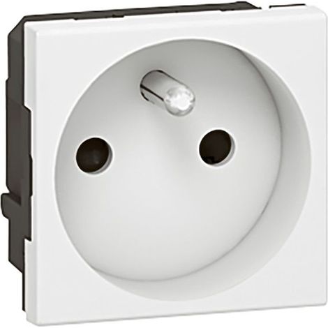 Mosaico Enchufe individual con/sin 16A blanco 077113