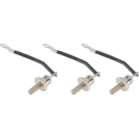 3 pièces 25A ZX25 12 Diode de générateur Diesel petit redresseur Portable Diode accessoires de remplacement pièces ligne noire négative (1/5)
