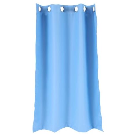 Rideau Occultant pour Fenêtre Bleu en Polyester, Simple (1/5)
