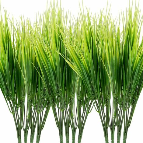 Plante Artificielle - Arbuste Herbe Touffue - Extérieur Intérieur Jardin Balcon - Lot de 12 (1/5)