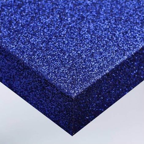 DIMEXACT - Rouleau adhésif bleu nuit pailleté - 122 cm x 2.5 m - En Rouleau